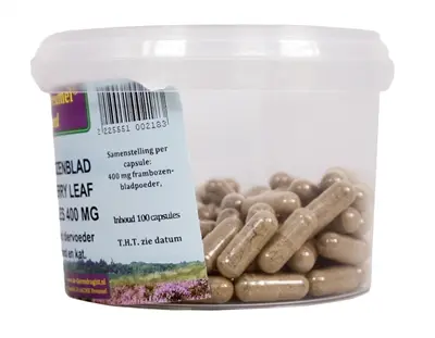 Dierendrogist frambozenblad capsules 400 mg 100 stuks – hond en kat - Afbeelding 4
