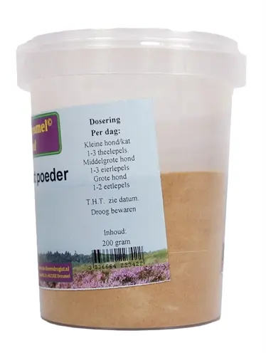Dierendrogist biergist poeder 200 g – voedingssupplement hond - Afbeelding 4
