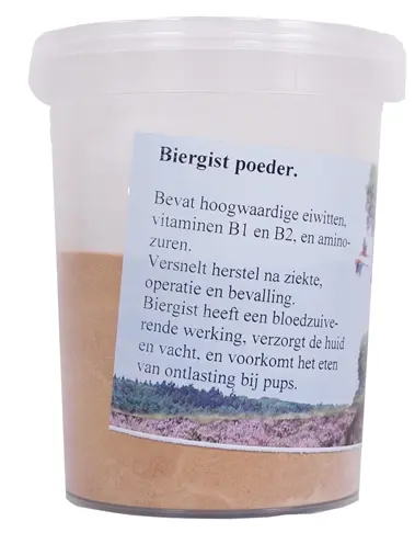 Dierendrogist biergist poeder 200 g – voedingssupplement hond - Afbeelding 5