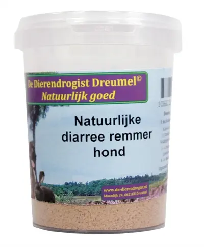 Dierendrogist diarreeremmer hond 200 g – natuurlijk, met psyllium