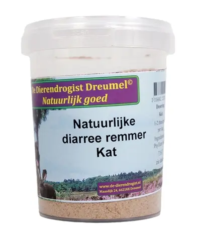 Dierendrogist natuurlijke diarreeremmer kat 200 g – voedingssupplement