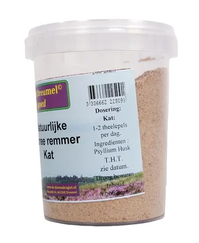 Dierendrogist natuurlijke diarreeremmer kat 200 g – voedingssupplement - Afbeelding 4