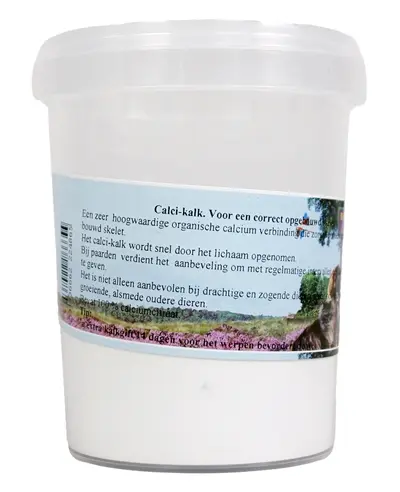 Dierendrogist Calcit calciumcitraat 250 g – hond, kat en paard - Afbeelding 5