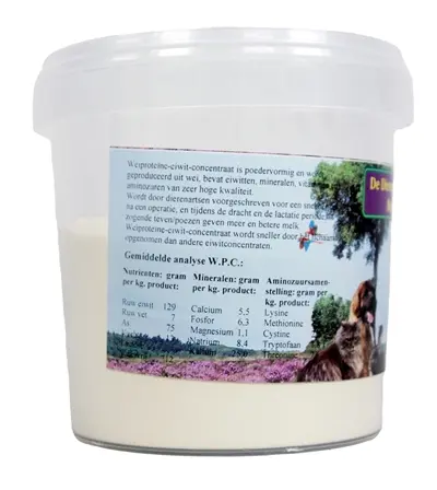 Dierendrogist weiproteïneconcentraat 400 g – supplement hond en kat - Afbeelding 5