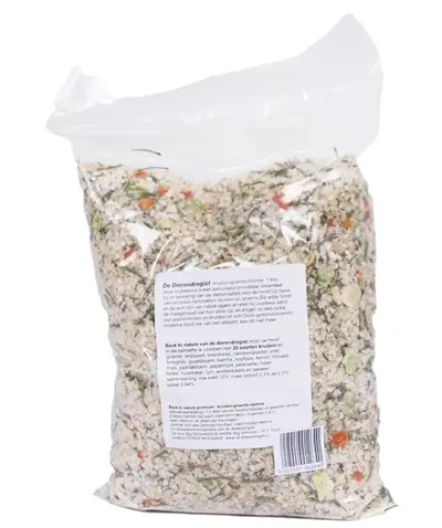 Dierendrogist Back to Nature kruiden/groenten/rijst 1 kg – hond