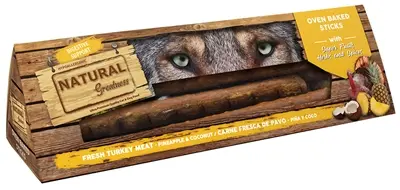 Natural Greatness Digestive Support gebakken sticks 150 g – kalkoen, ananas