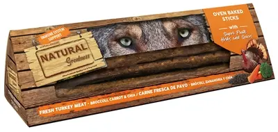Natural Greatness Immune System gebakken sticks 150 g – kalkoen, broccoli