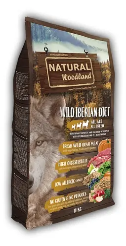 Natural Woodland hondenvoer Wild Iberian Diet 10 kg – wild zwijn