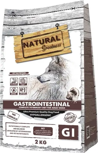 Natural Greatness hondenvoer Veterinary Diet Gastrointestinal 2 kg