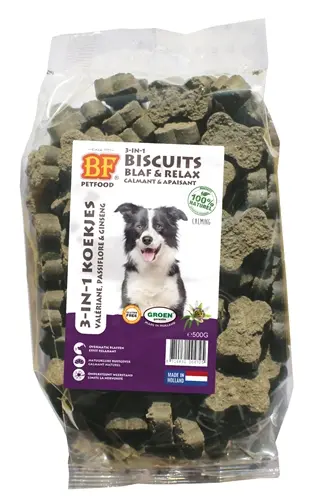 BF Petfood 3 in 1 hondenkoekjes Blaf & Relax 500 g – glutenvrij