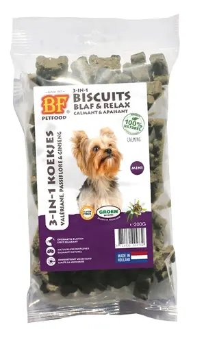 BF Petfood 3 in 1 hondenkoekjes Blaf & Relax mini 200 g – glutenvrij