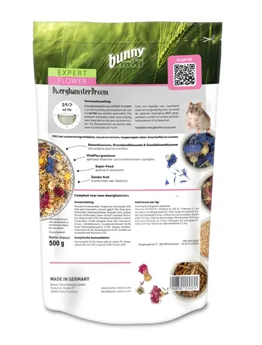 Bunny Nature Dwerghamsterdroom Expert Flower 500 g - Afbeelding 4