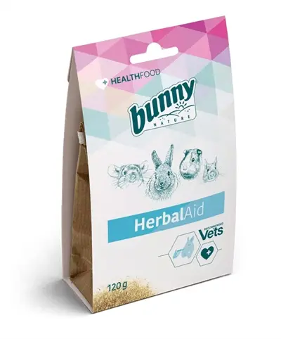 Bunny Nature Healthfood Herbalaid 120 g – supplement voor knaagdieren
