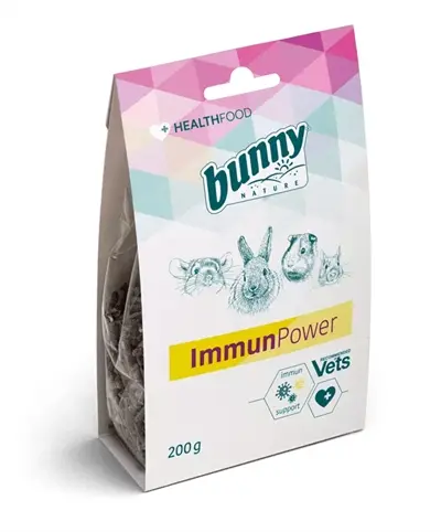 Bunny Nature Healthfood Immunpower 200 g – supplement voor knaagdieren