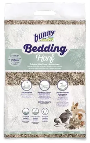Bunny Nature Bunnybedding hennepvezel 90 liter – zachte bodembedekking