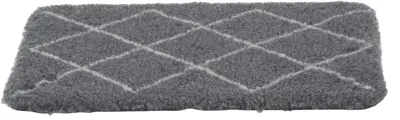 Zolux Berber vetbed gerecycled grijs 70 x 50 cm – sneldrogend, antislip - Afbeelding 4