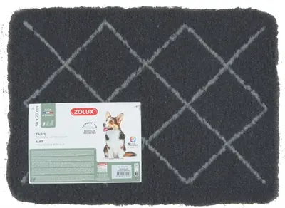 Zolux Berber vetbed gerecycled grijs 70 x 50 cm – sneldrogend, antislip - Afbeelding 5