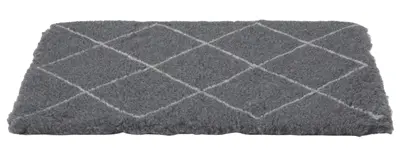Zolux Berber vetbed gerecycled grijs 95 x 75 cm – sneldrogend, antislip - Afbeelding 4
