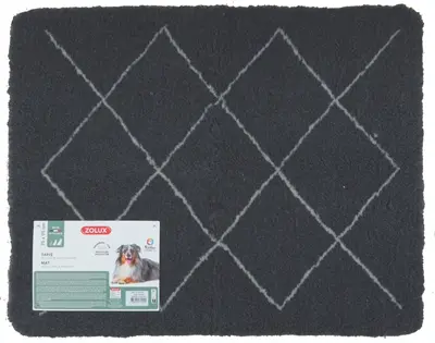 Zolux Berber vetbed gerecycled grijs 95 x 75 cm – sneldrogend, antislip - Afbeelding 5