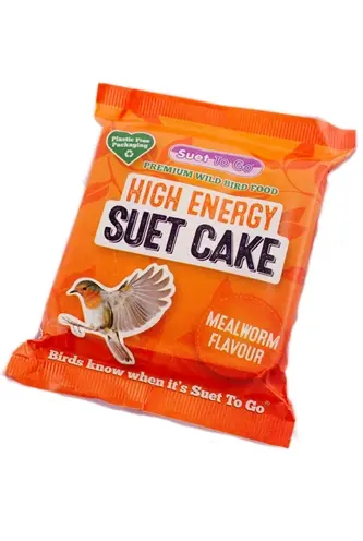 Suet To Go energieblok meelworm 280 g – vetblok voor tuinvogels