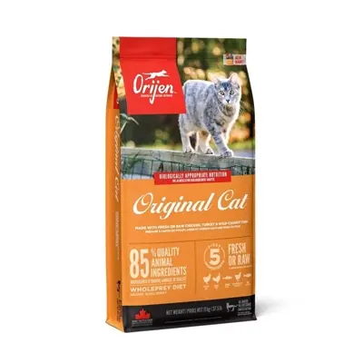 Orijen kattenvoer Original Cat 17 kg – kip, kalkoen en vis