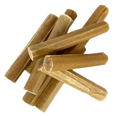 Petsnack Geperste Staaf Rund 5 Inch 25 Stuks