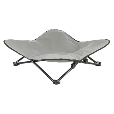 Trixie hondenstretcher donkergrijs/zwart 69 x 69 x 20 cm – met transporttas