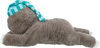 Trixie pluche luiaard grijs met heartbeat 34 cm – knuffel voor pups - Afbeelding 6