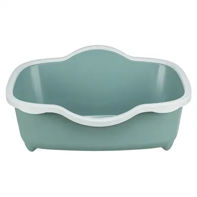 Trixie kattenbak Davio open groen/wit 56 x 26 x 39 cm