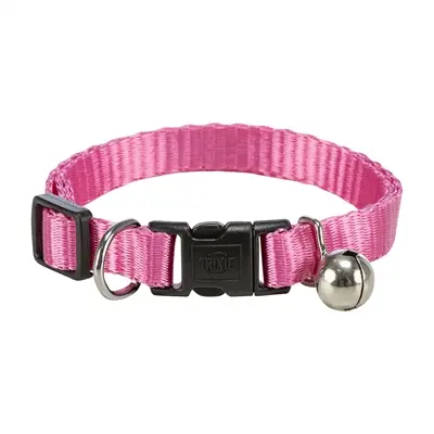 Trixie kattenhalsband met belletje – assorti kleuren, verstelbaar - Afbeelding 3
