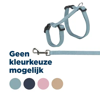 Trixie kattentuig met riem XXL 34-57 cm – voor grote katten