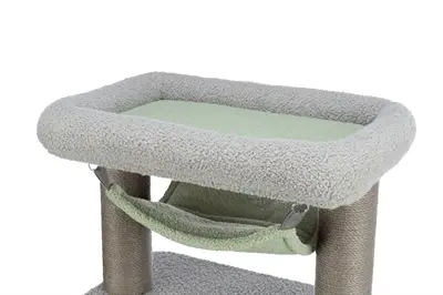 Trixie krabpaal voor kittens Lunito grijs/mintgroen 71 cm - Afbeelding 6