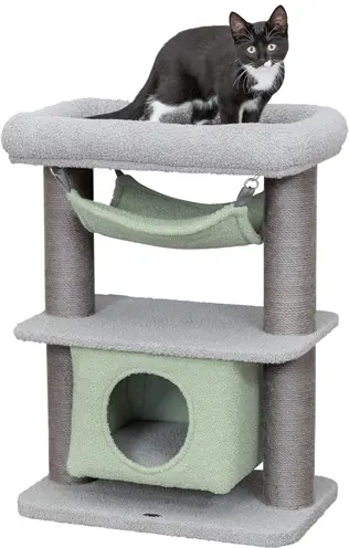 Trixie krabpaal voor kittens Lunito grijs/mintgroen 71 cm - Afbeelding 8