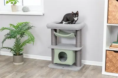 Trixie krabpaal voor kittens Lunito grijs/mintgroen 71 cm - Afbeelding 9