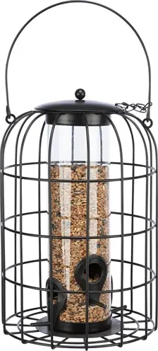 Trixie voerdispenser met gaasbescherming zwart 26 cm – voor tuinvogels - Afbeelding 4