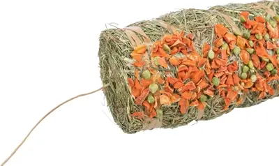 Trixie hooipendel erwten en wortel 250 g – snack voor knaagdieren - Afbeelding 4