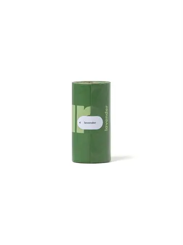 Earth Rated poepzakjes lavendel 21 x 15 stuks – gerecycled, lek-proof - Afbeelding 5