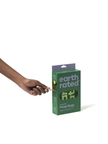 Earth Rated poepzakjes met handvaten lavendel 120 stuks – extra groot - Afbeelding 5