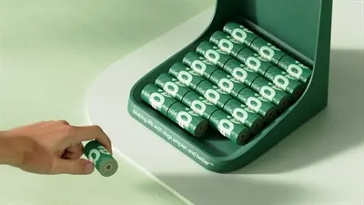 Earth Rated poepzakjes geurloos 21 rollen van 15 – navulling display - Afbeelding 4