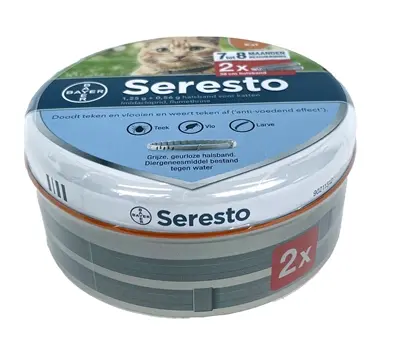 Seresto teken- en vlooienband kat 38 cm – set van 2 halsbanden - Afbeelding 4