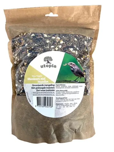 Utopia strooivoer met insecten 1,8 kg – luxe tuinvogelvoer