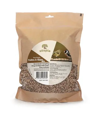 Utopia Putters en Sijsjes Mix strooivoer 2,1 kg – luxe tuinvogelvoer