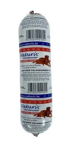 Naturis hondenvoer houdbaar vismix 650 g – lang houdbare worst