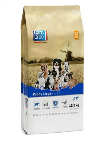 CaroCroc hondenvoer Puppy Large Breed 12,5 kg – grote rassen