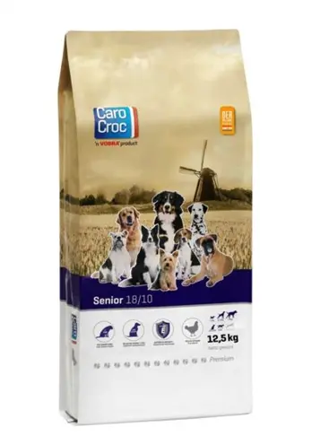 CaroCroc hondenvoer Senior Silver 18/10 12,5 kg – laag eiwit