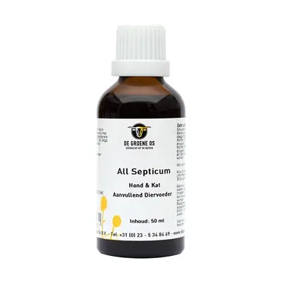 De Groene Os All Septicum 50 ml – immuunsysteem, hond en kat