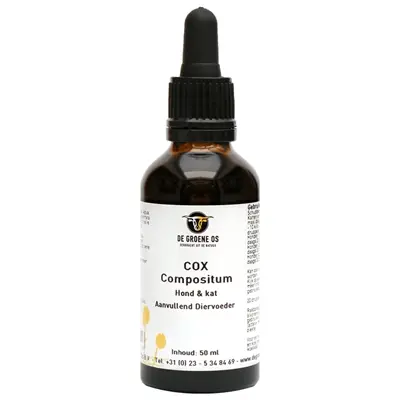 De Groene Os Cox Compositum 50 ml – oudere honden en katten