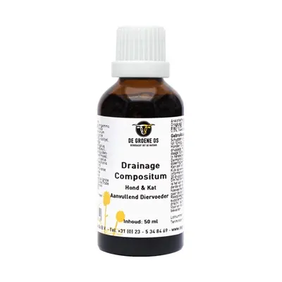 De Groene Os Drainage Compositum 50 ml – hond en kat