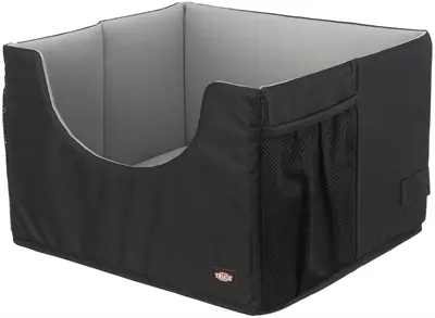 Trixie autostoel voor honden zwart/grijs 45 x 40 x 28 cm