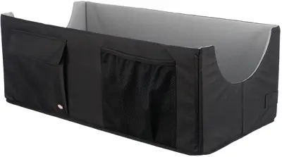 Trixie autostoel voor honden dubbel zwart/grijs 80 x 39 x 28 cm